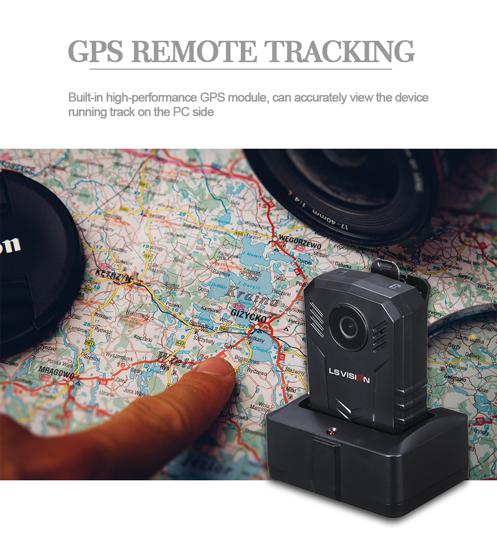 body worn camera with gps remote tracking