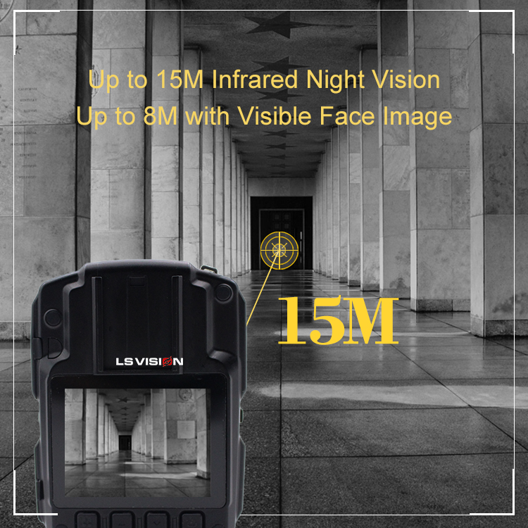 1080P Infrared Night Vision Police Body Camera