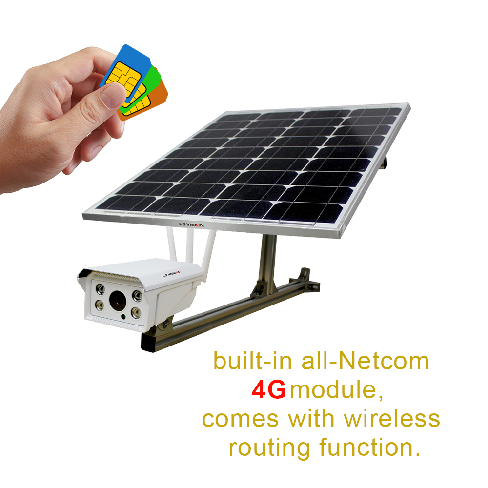 4G Solar Powered Security CCTV Camera