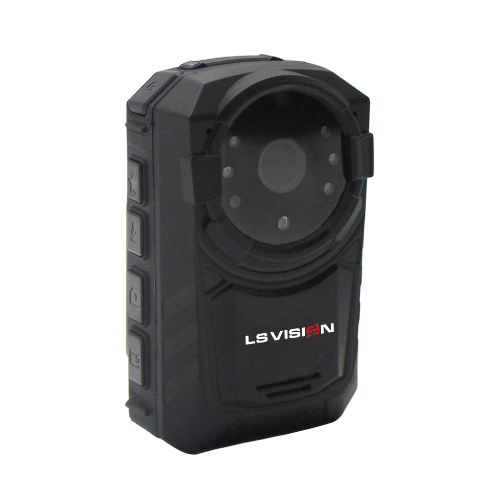 Front side of law enforcement body worn camera