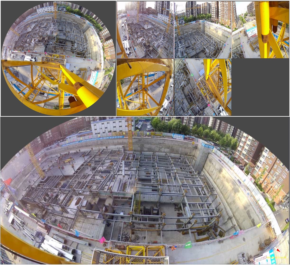 LS VISION panorama ip camera for factory monitoring