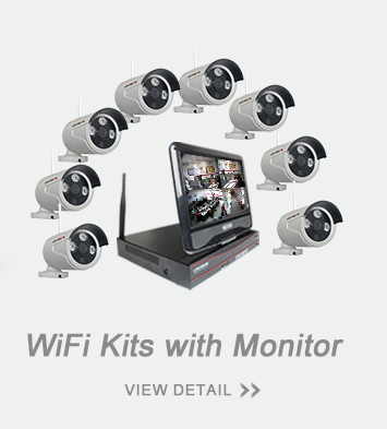 LS VISION WIFI NVRキット 液晶モニター付