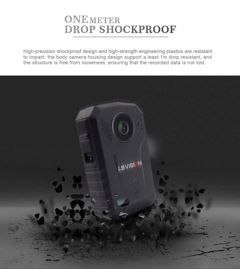 body camera support shockproof