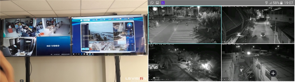 LS VISION Wireless IP Camera & NVR Recorder System in Peru