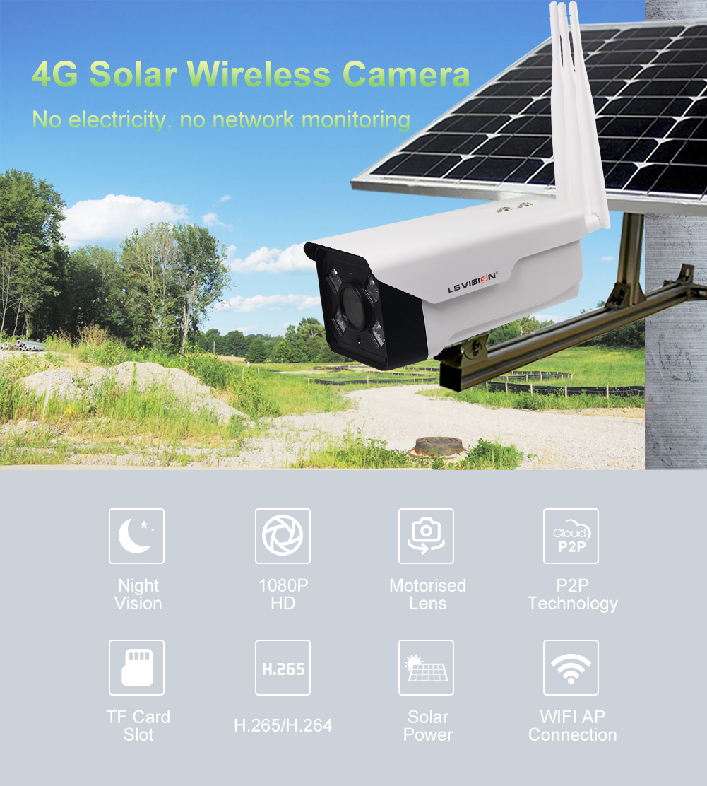 4g solar camera