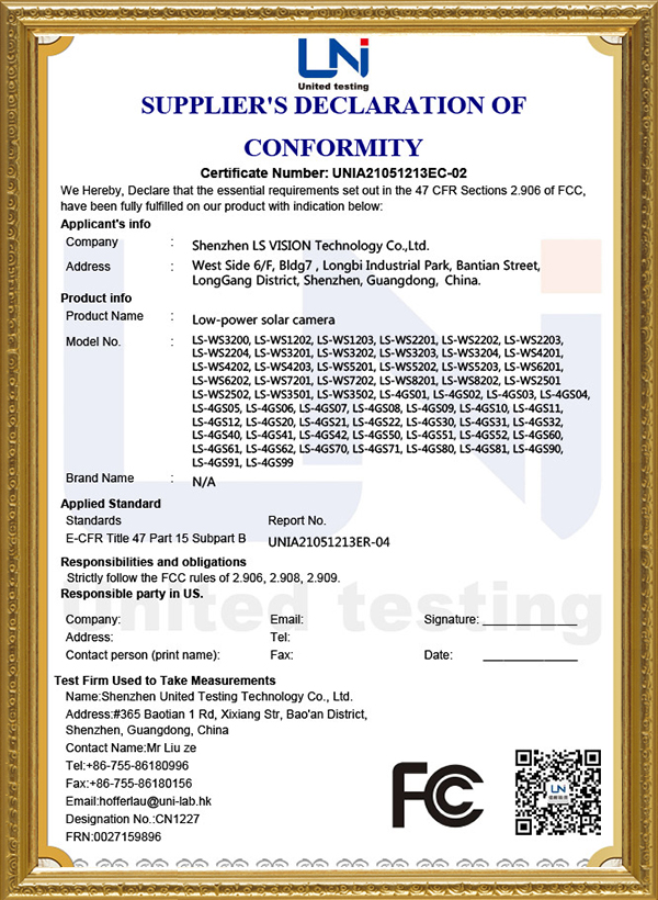 Product-FCC-Certification