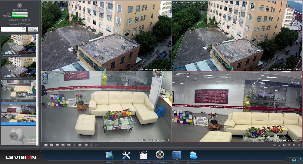 LS VISION IP Camera CMS Software