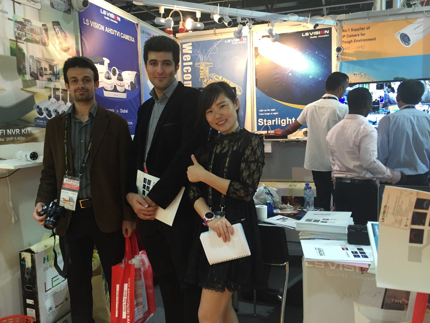 LS VISION 360 degree Security Technology displayed on Intersec Middle East 2016