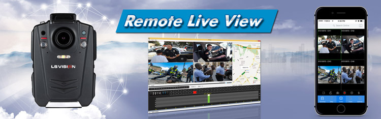 4G Remote Live View Body Camera