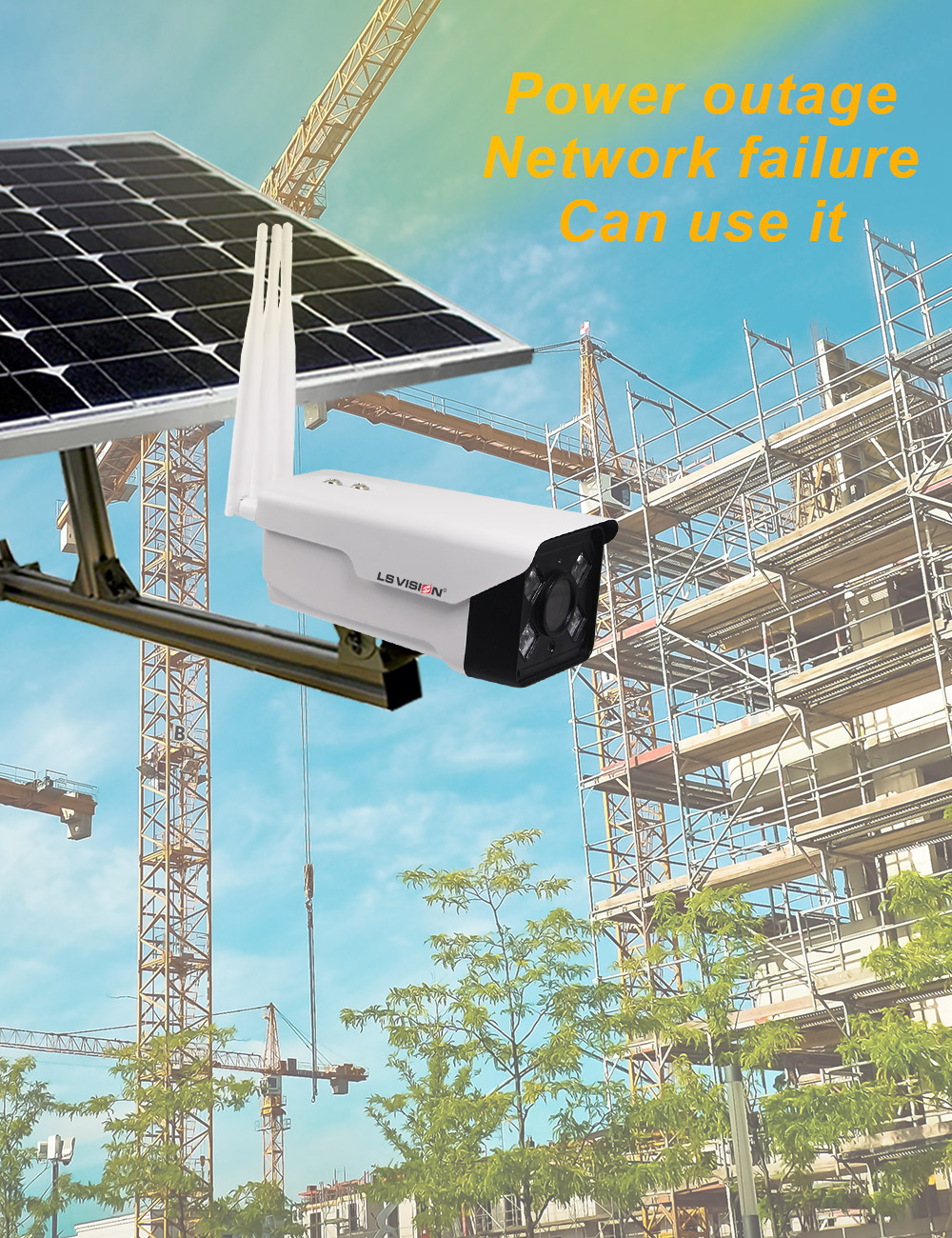 remote area solar powered camera