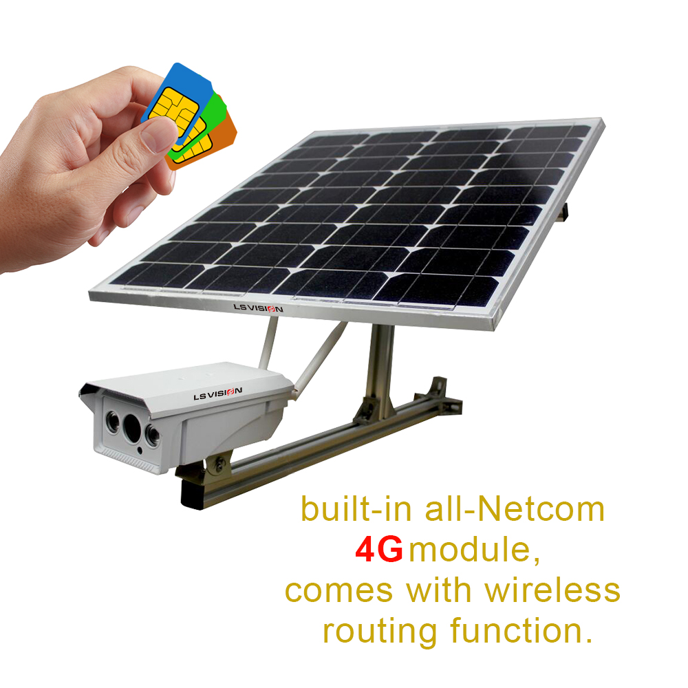 4g solar powered wireless video surveillance system