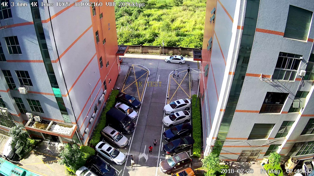 day vision of LS VISION 4k security camera