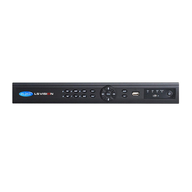 LS VISION 8ch 1080P real time Two-way voice intercom NVR