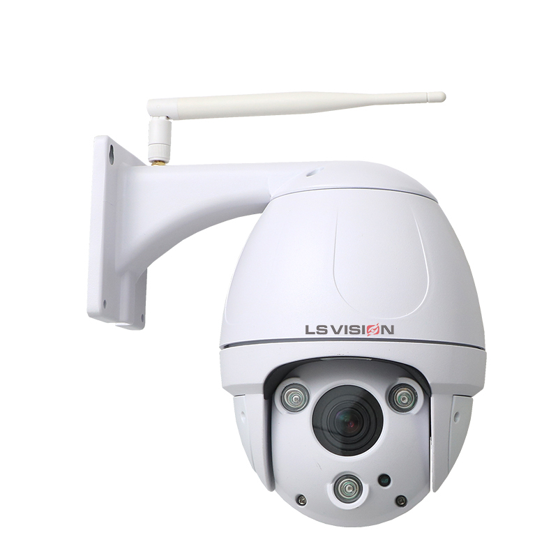 LS VISION H.264 2.0 Megapixel Fixed Lens 1080P Waterproof Night Vision 60M Wireless Wifi PTZ Speed Dome IP Camera 