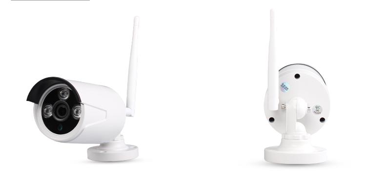 LS VISION Outdoor Security System 720P IR IP Camera with 8ch Wifi NVR Kit