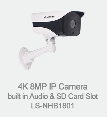 LS VISION 4K UHD 8MP IPカメラ