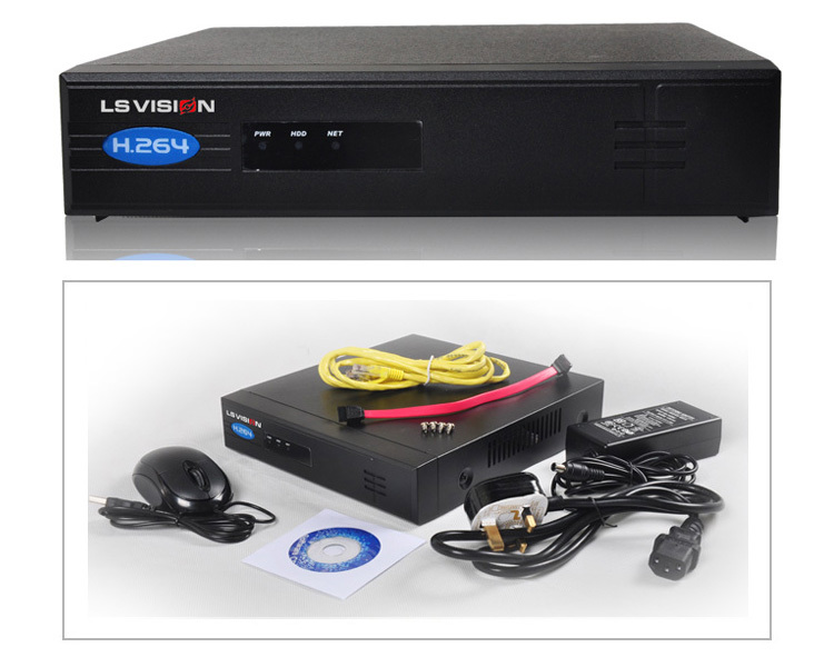 LS VISION 2019 Hot Sell 8CH 2MP CCTV Camera System  Video Surveillance AHD DVR Kit For Home and Office