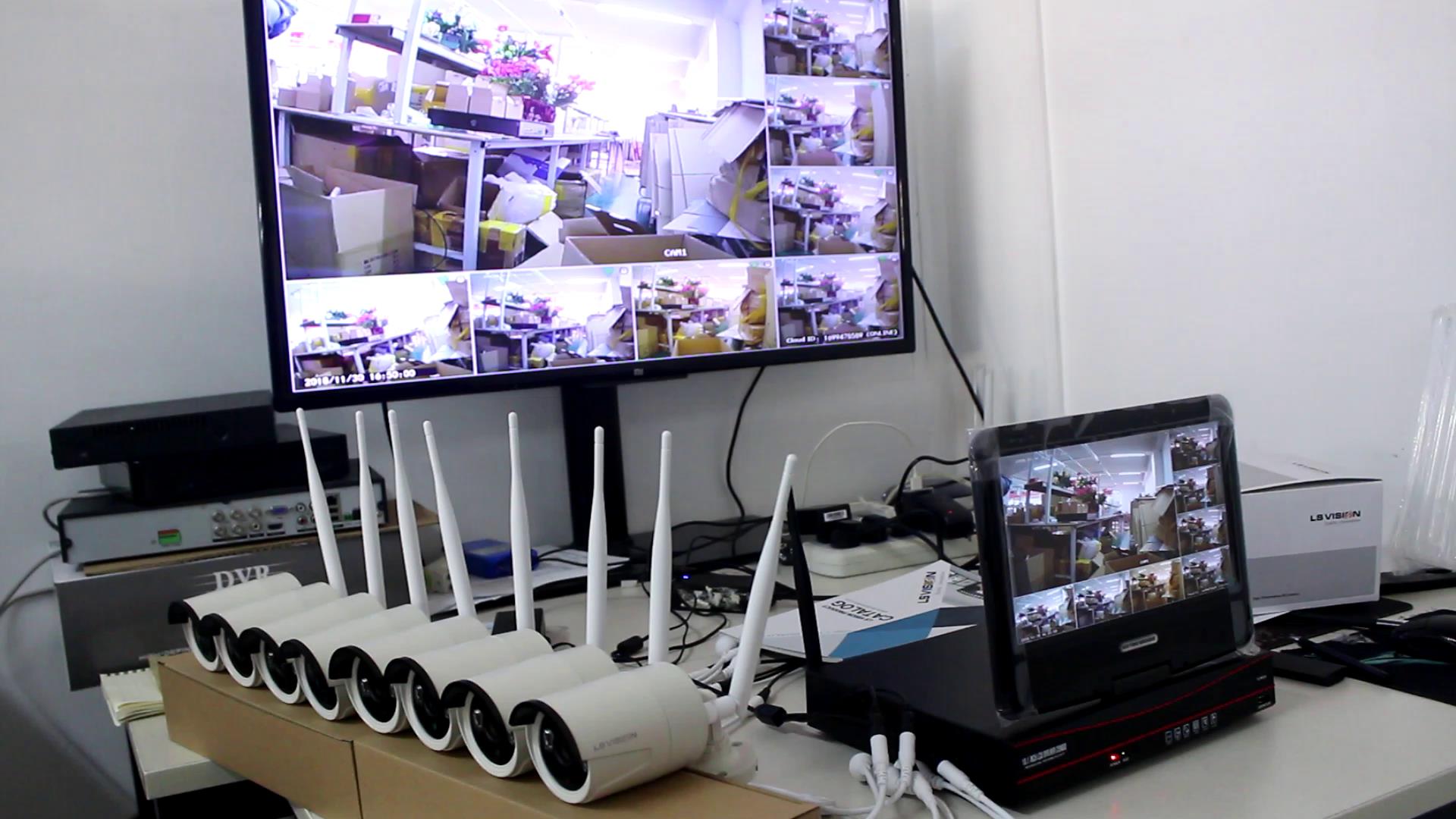 outdoor Security Cameras with Monitor