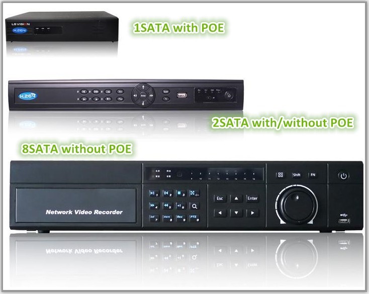 LS VISION HD NVR Series support SATA