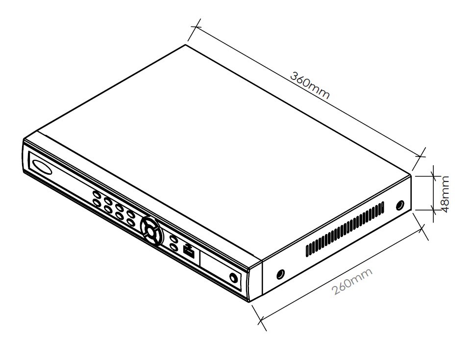 LS VISION Support 2 Sata 1CH Face Detection HI3535 NVR