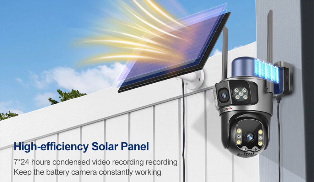 AOV solar powered camera