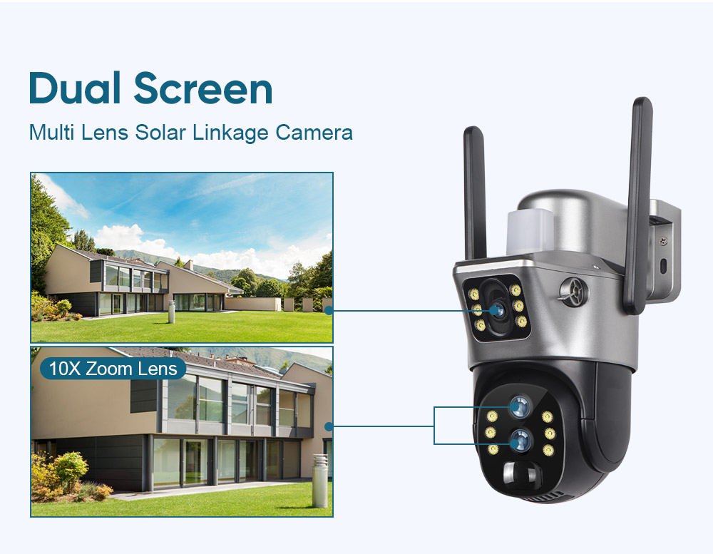 CCTV PTZ WIFI 4G Solar camera