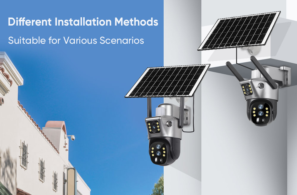 CCTV PTZ WIFI 4G Solar camera