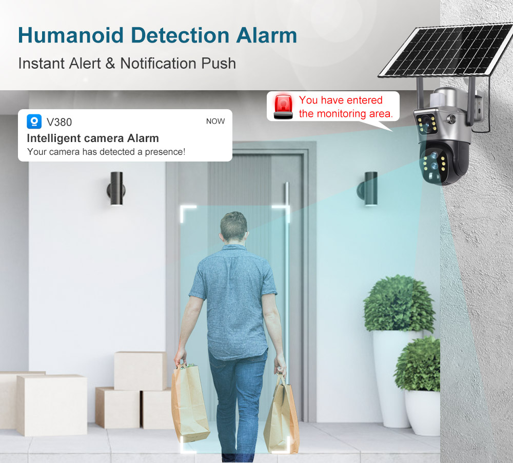 CCTV PTZ WIFI 4G Solar camera