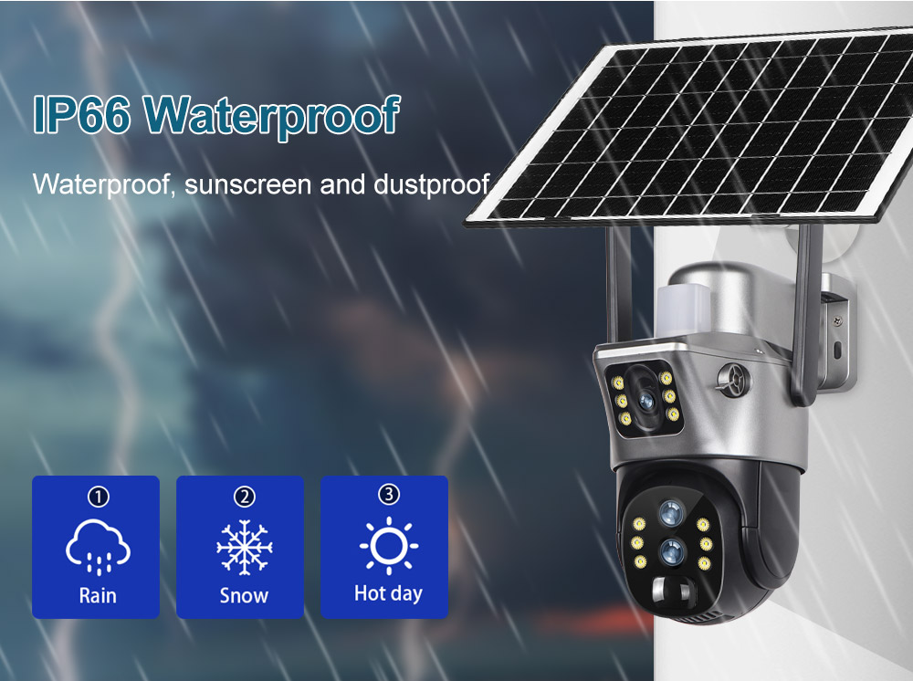 CCTV PTZ WIFI 4G Solar camera
