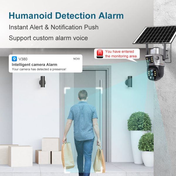 V380 Outdoor Solar camera