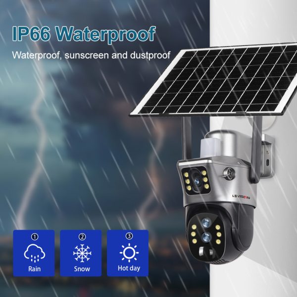 V380 Outdoor Solar camera