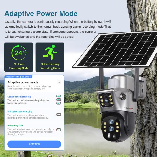 V380 Outdoor Solar camera