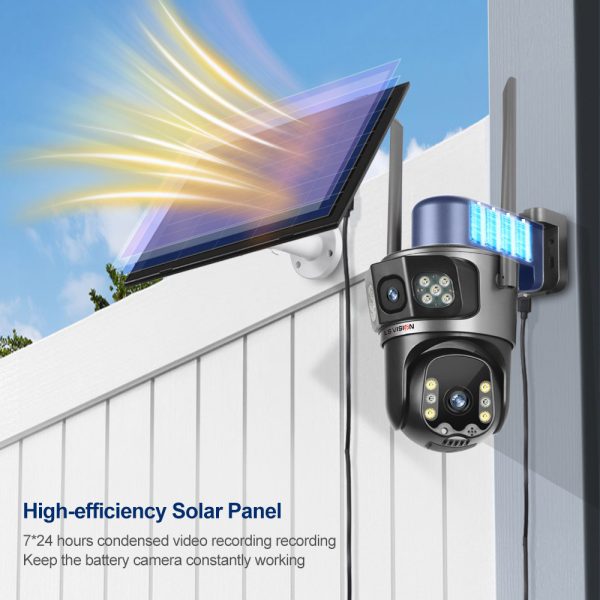 battery solar ptz camera