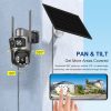battery solar ptz camera