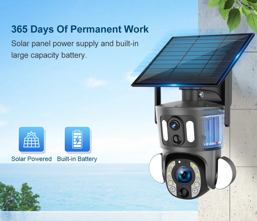 LS VISION 4GS20L-20X solar powered camera