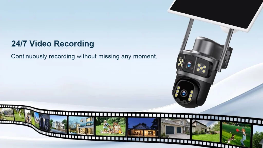 LS VISION AOV 24 Recording Solar Powered Camera