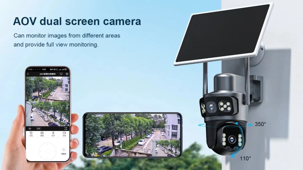 LS VISION AOV Dual Lens Solar Camera