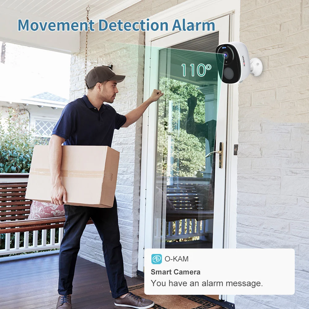 WIFI IP Battery Home Security Camera