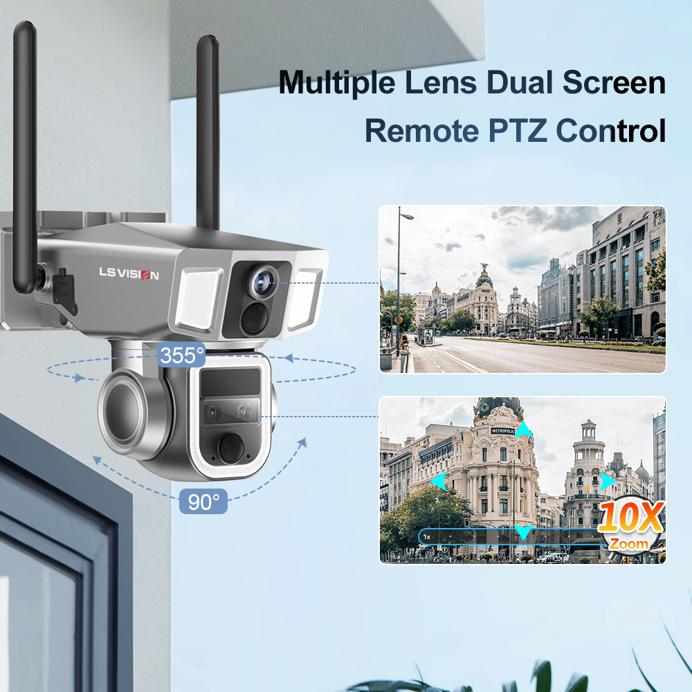 MS3A 4G WIFI 4K Dual Lens Niview Solar Camera
