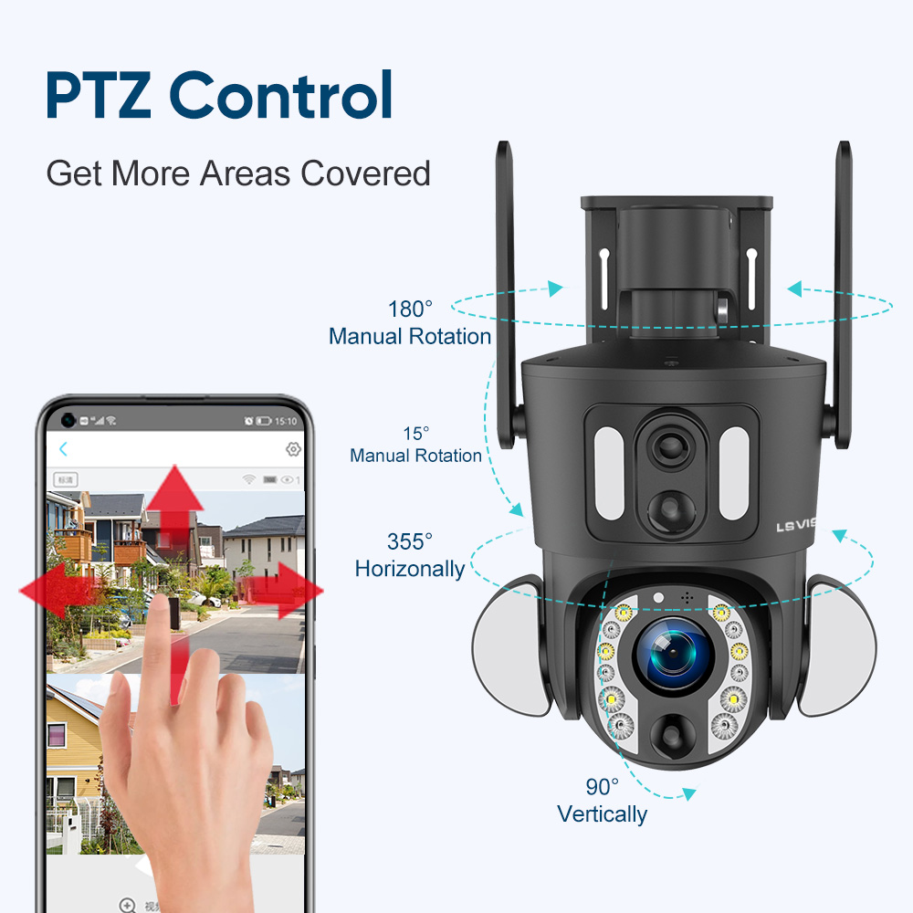 Dual-lens ptz Camera