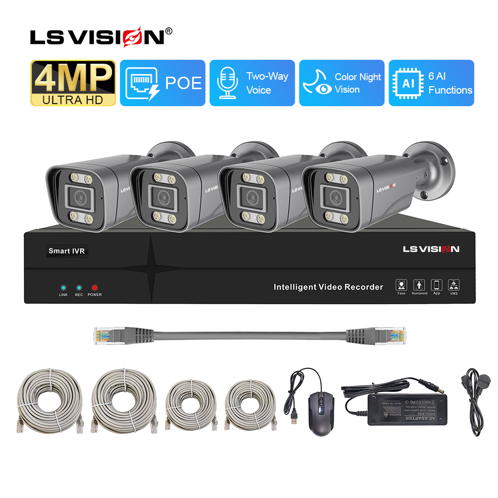 LS VISION 4CH IP POE Kit Manufacturer