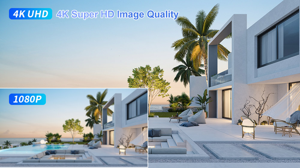 4K HD solar camera