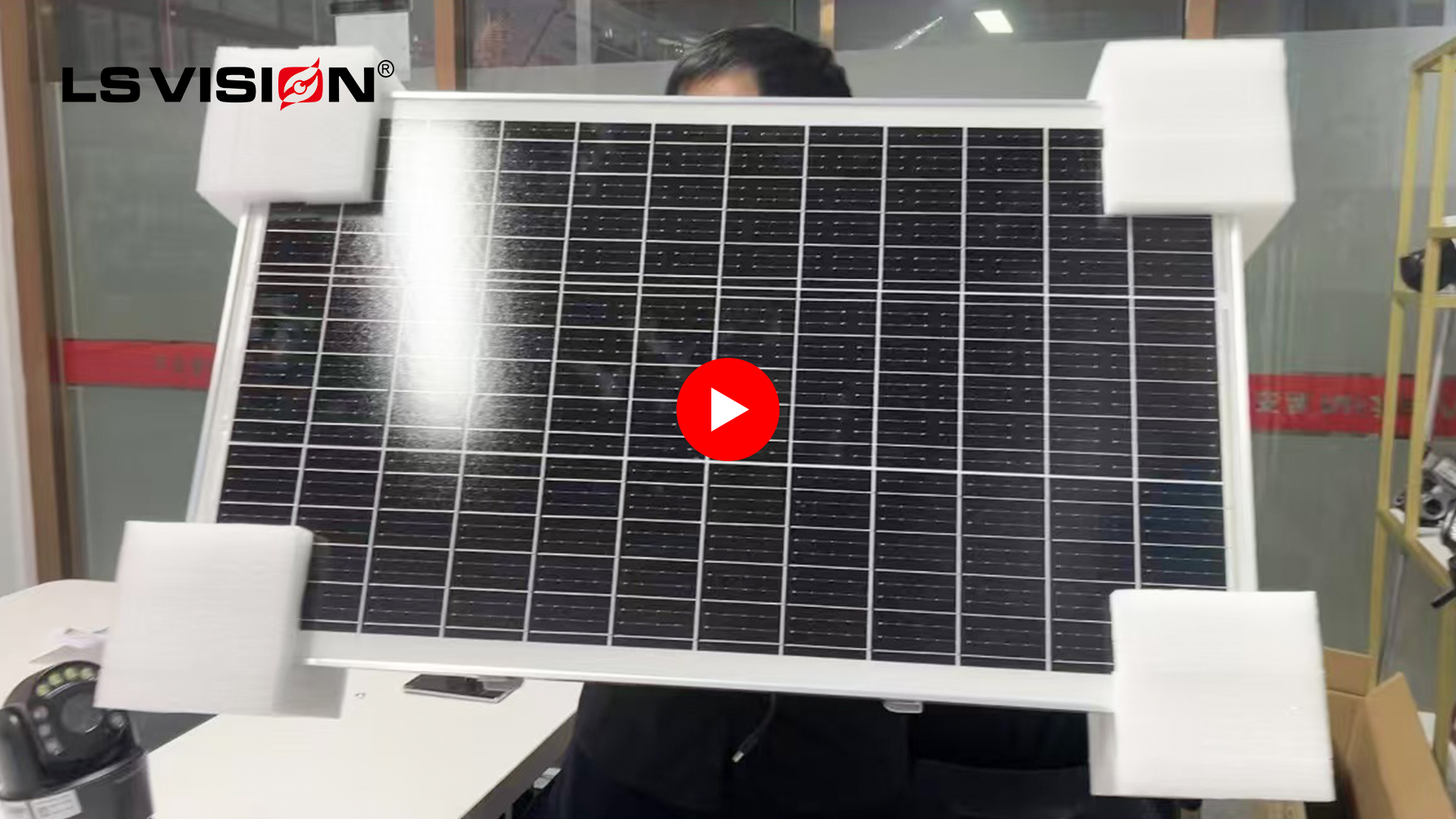 LS VISION 80W Ssolar Panel+550camera
