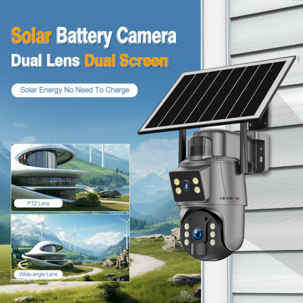 LS VISION Dual Lens Dual Screen