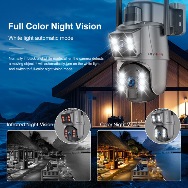 LS VISION Full Color Night Vision Camera