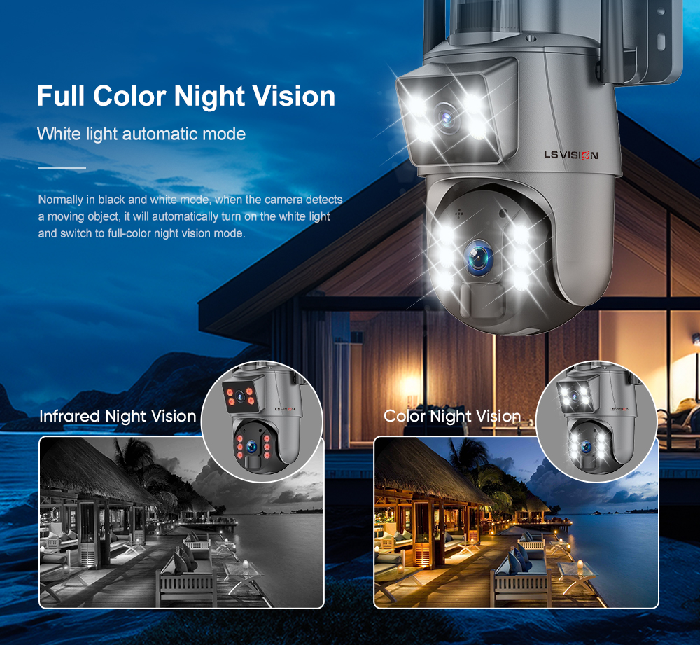 LS VISION Full Color Night Vision Camera