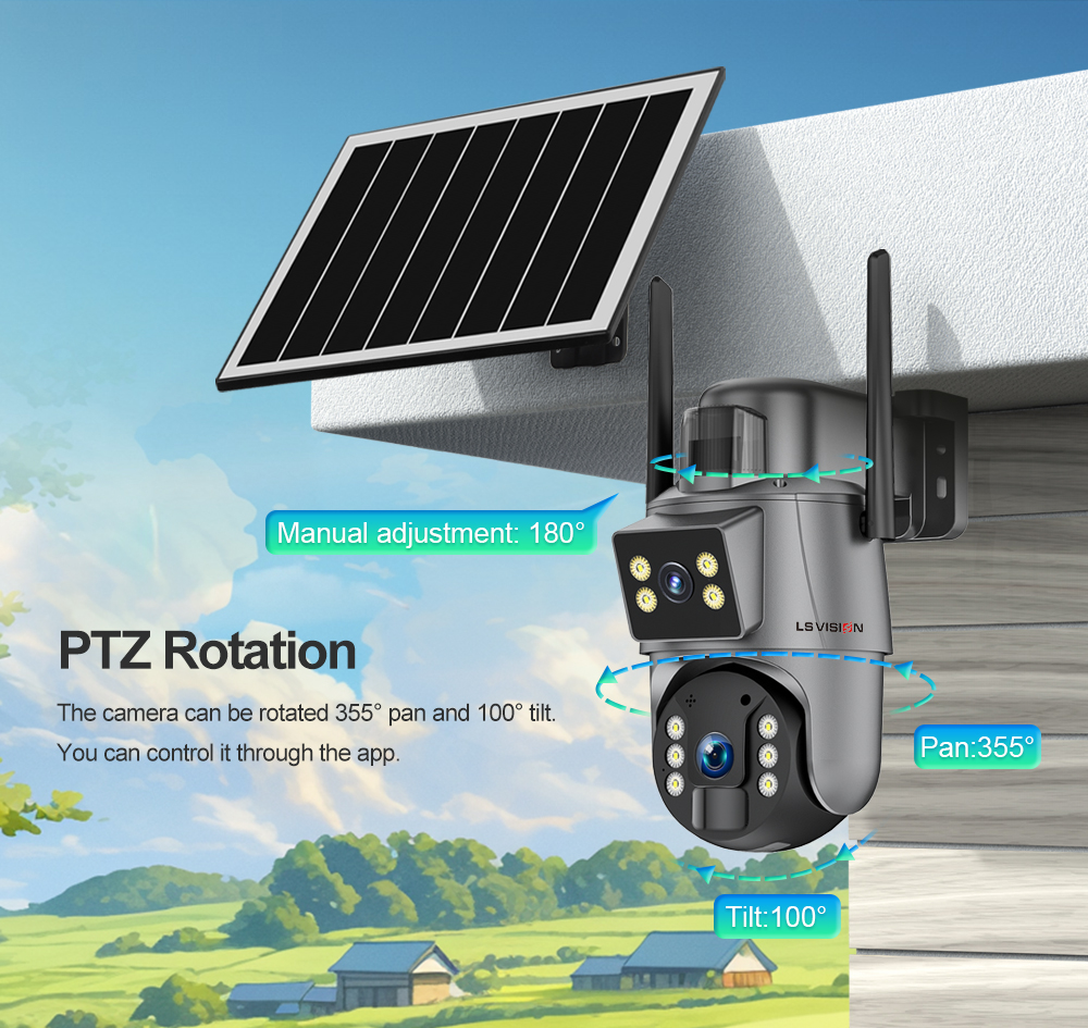 LS VISION PTZ Rotation Camera