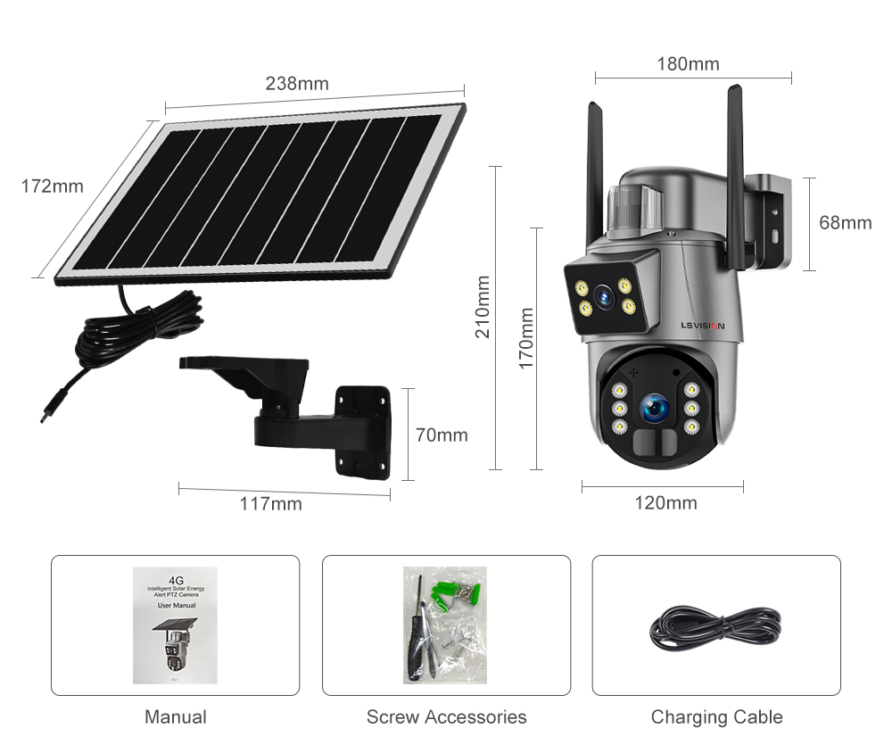 LS VISION S22 size features