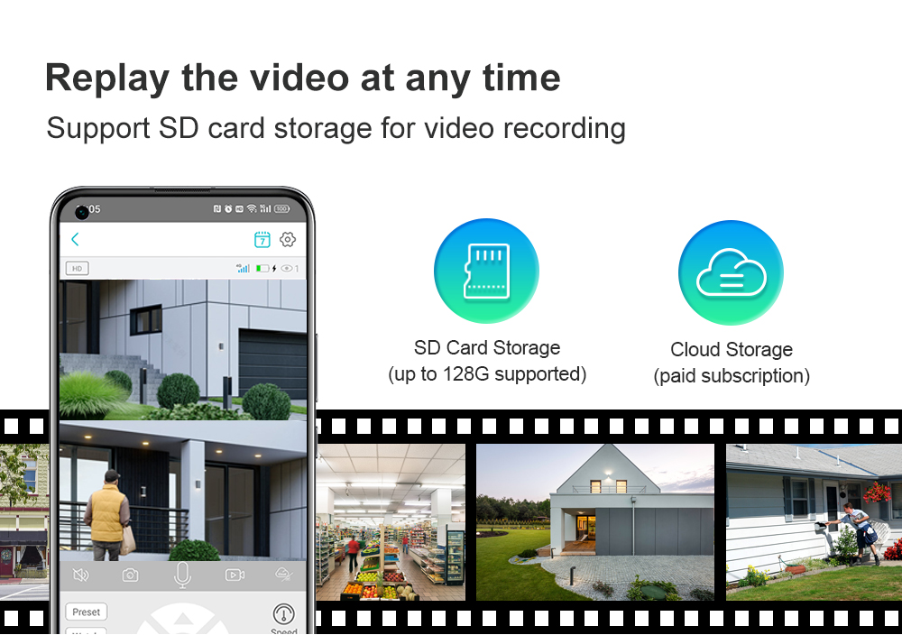 Support SD card storage for video recording
