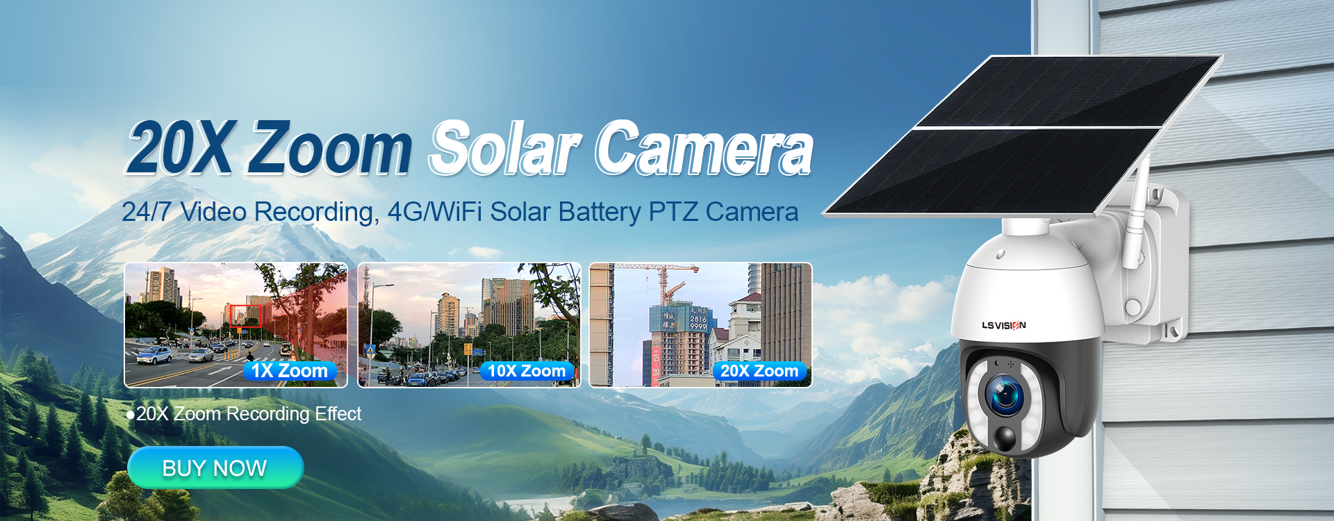 LS VISION solar powered camera 4g2